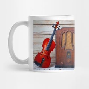 Violin And RCA Raido Mug